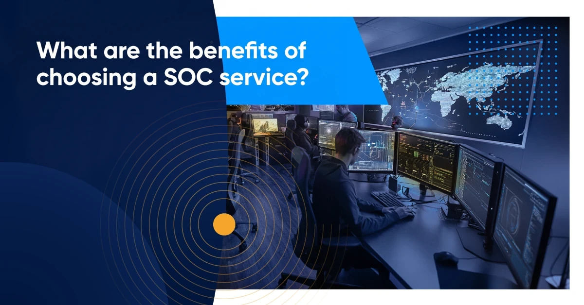 24/7 security monitoring in a SOC provider center